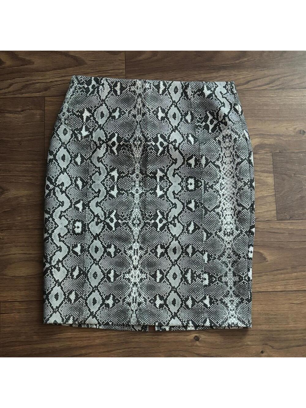 Marc New York Snakeskin Print Women's Pencil Skirt Stretch